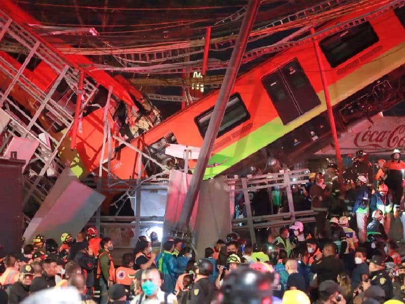 Vinculan a proceso a ocho exfuncionarios por colapso en Línea 12 del Metro