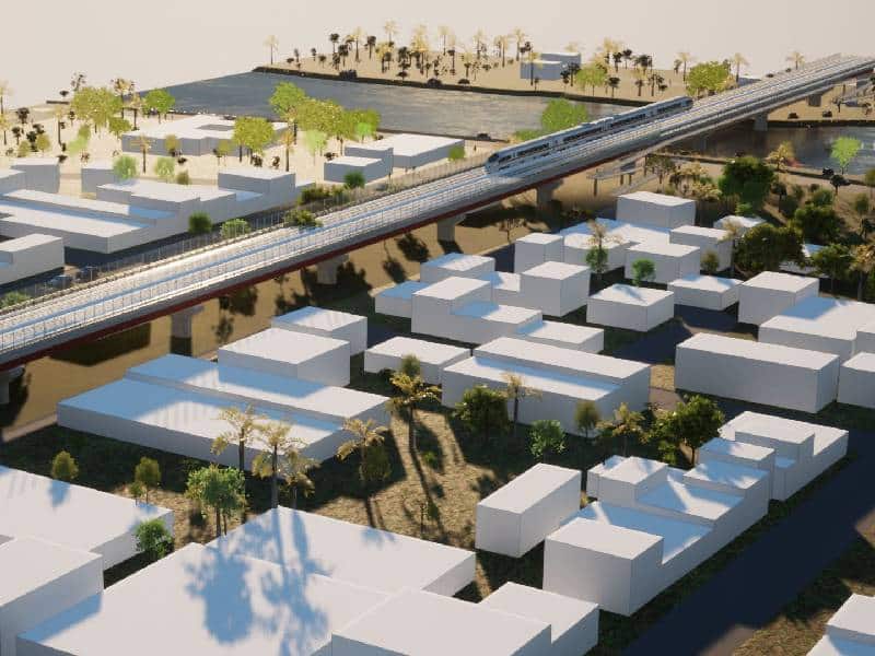 Tramo 5 del Tren Maya contará con viaductos elevados