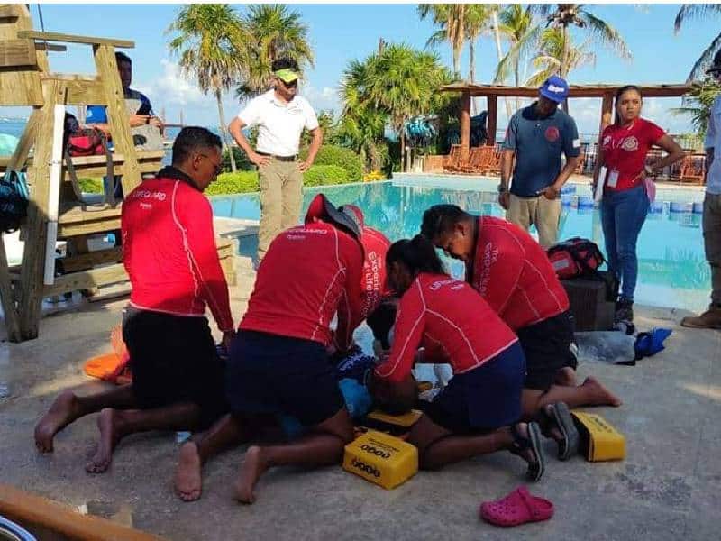 Protección civil realiza simulacros en Isla Mujeres