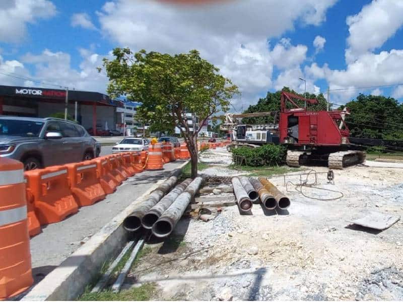 Avanza obra de puente elevado