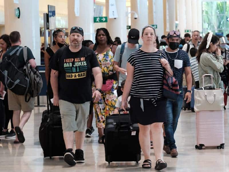 El aeropuerto de Cancún, con 505 operaciones para este día