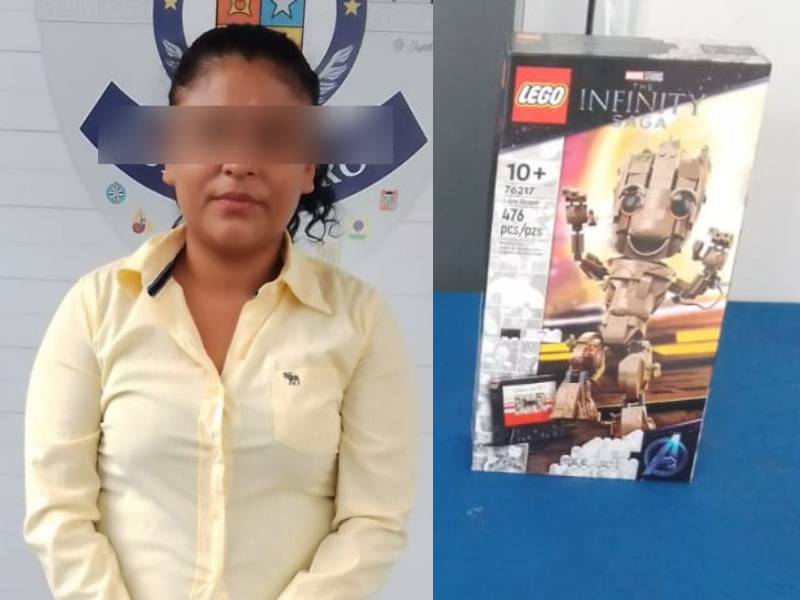 Detienen a mujer que pretendía robarse un juguete “Lego”