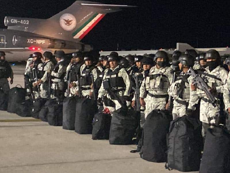 Llegan a Quintana Roo más elementos de la Guardia Nacional