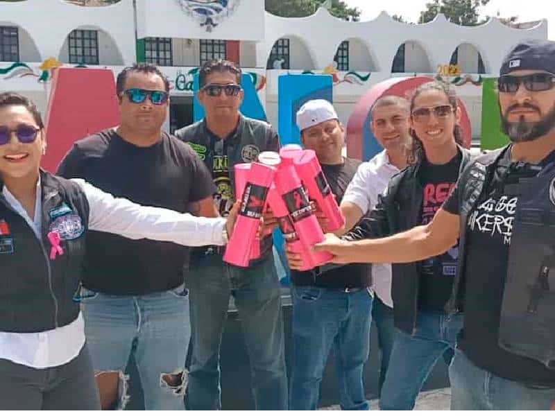 Motociclistas se suman a la lucha contra el cáncer con una rodada