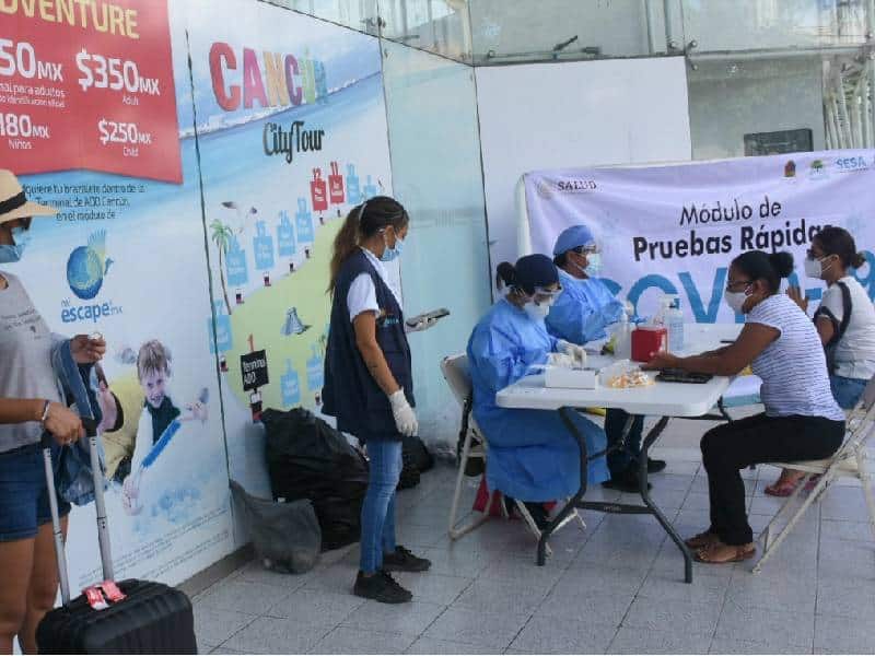 Quintana Roo inicia semana con 5 nuevos casos positivos al COVID-19