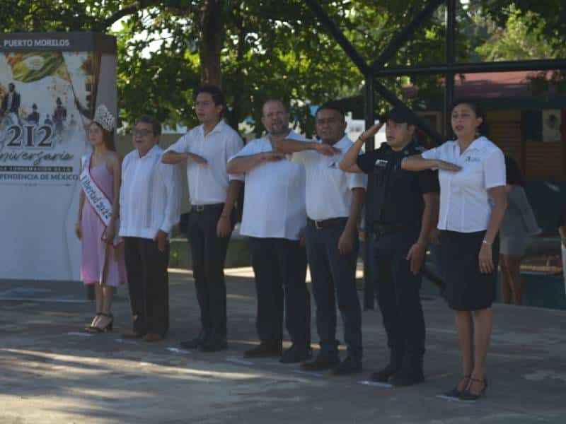 Recuerdan en Pto. Morelos la lucha de independencia