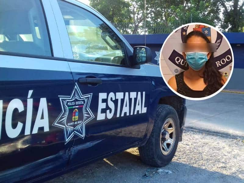 Sorprenden a joven tratando de llevarse productos de un Walmart en Cancún