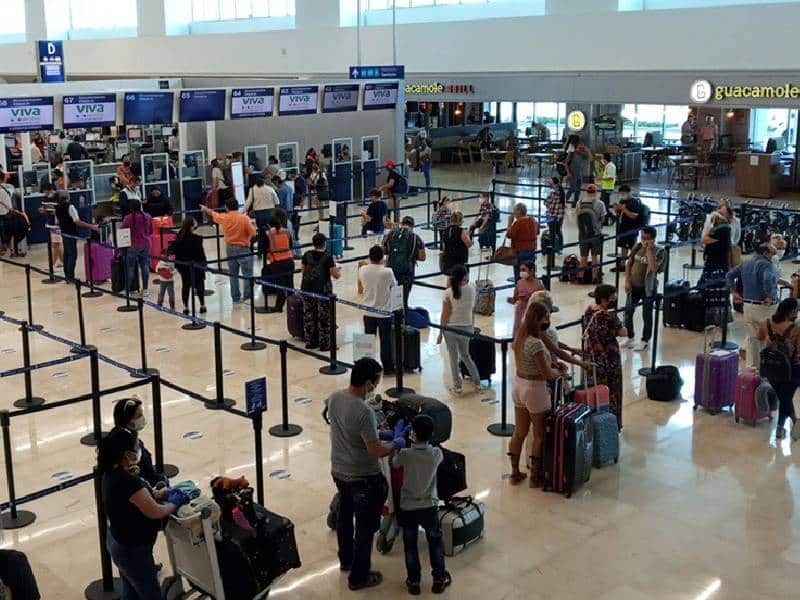 El aeropuerto de Cancún, con 435 operaciones mediante 35 aerolíneas