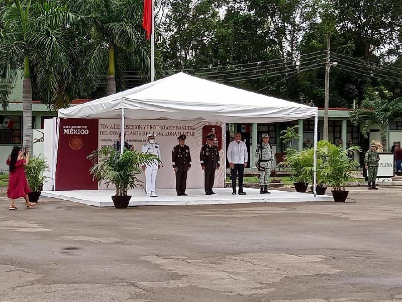 Héctor Jiménez Aldana asume titularidad de la Comandancia Militar de Chetumal