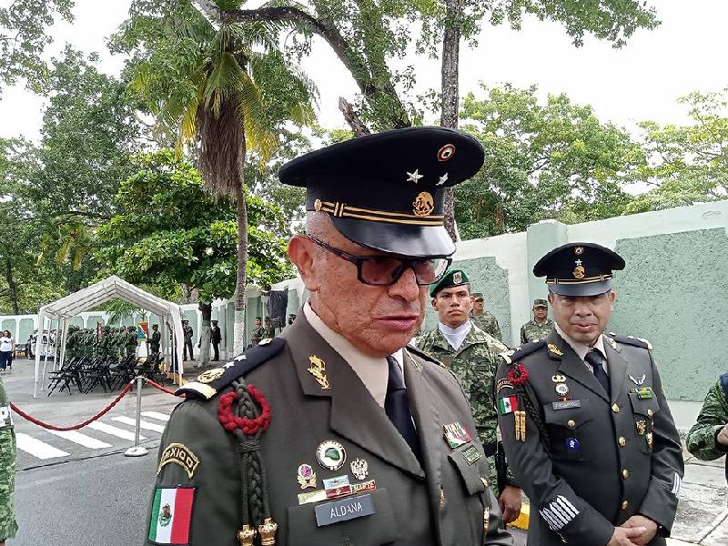 Las fuerzas castrenses en el estado, integrada por tres mil efectivos