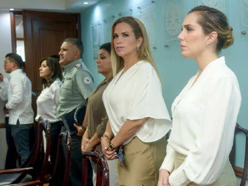 Lili Campos presente en la Instalación del Comité de Protección Civil estatal