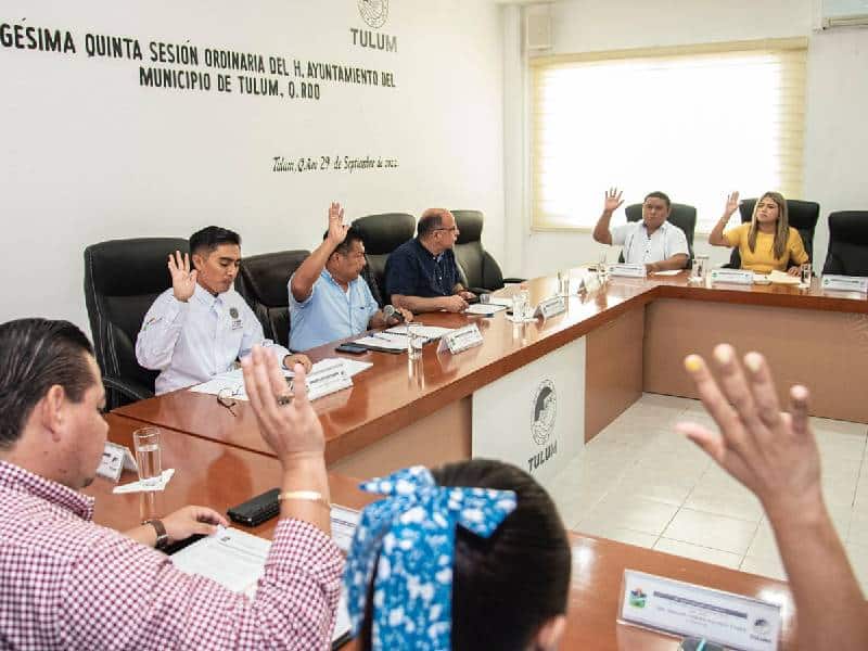 Cabildo de Tulum autoriza la firma de convenio con la COJUDEQ