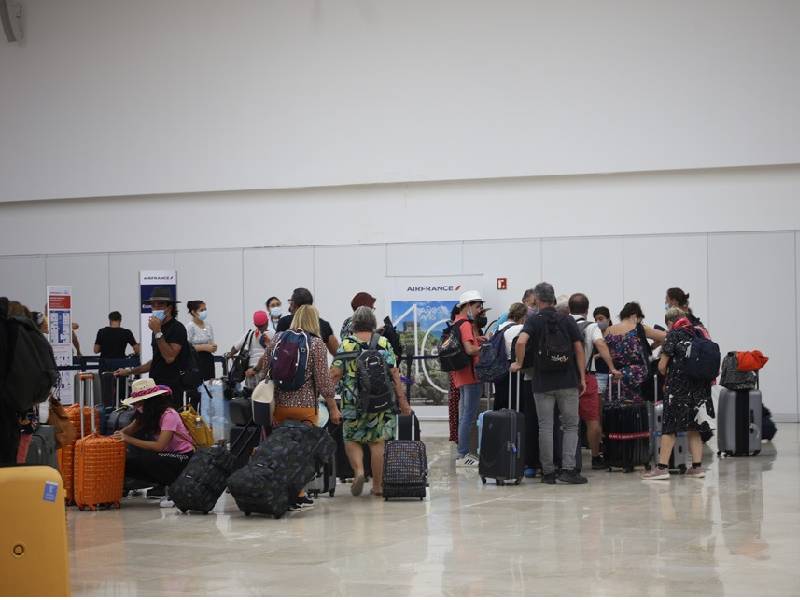 El aeropuerto de Cancún, con 461 vuelos y una conexión con 16 países