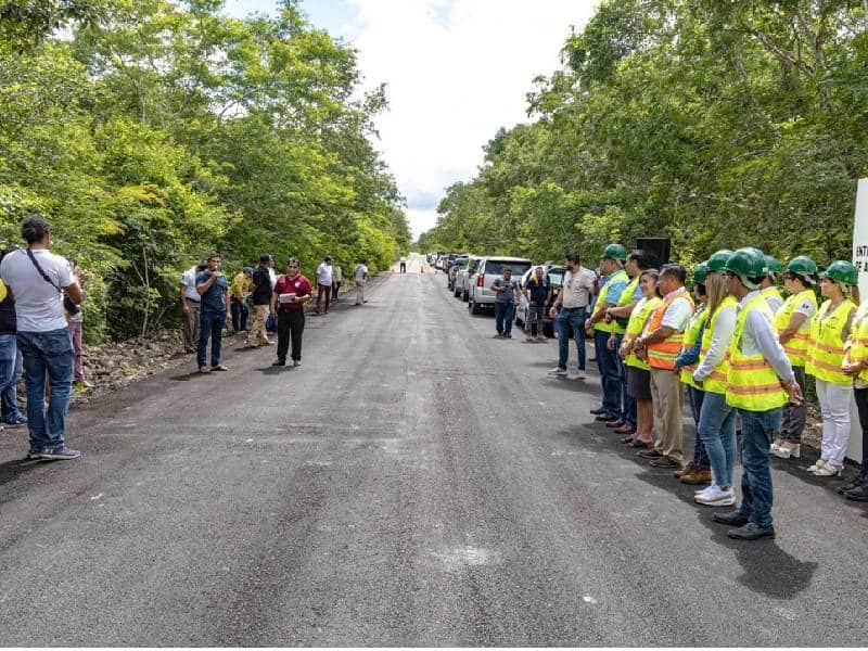 Mejoran los accesos a comunidades mayas del municipio de Tulum