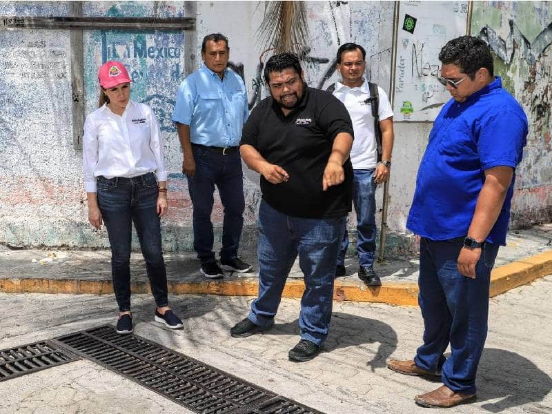 Supervisan zonas de riesgo en Isla Mujeres