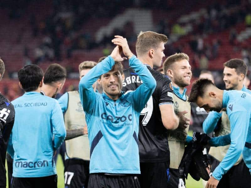 Real Sociedad se impone 1-0 al Manchester United en la Europa League