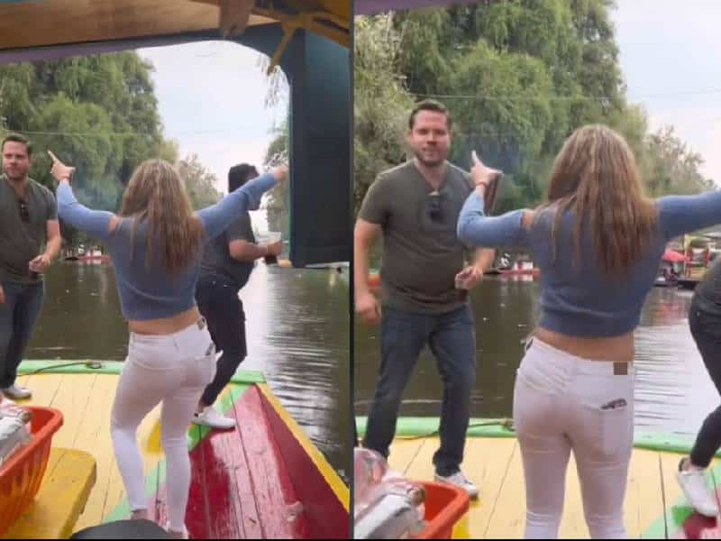 A pesar de lo gracioso de la escena, en 2019 un joven murió al caer de una trajinera