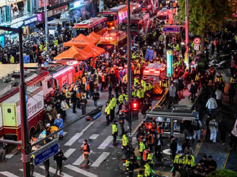 Celebración de Halloween en Seúl_ Al menos 149 muertos en una estampida