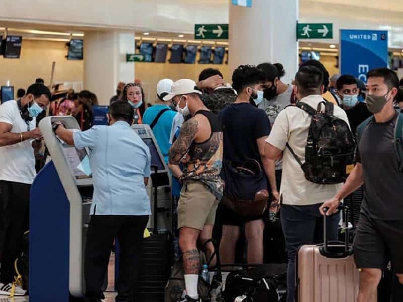 El Aeropuerto de Cancún, con 480 operaciones mediante 35 aerolíneas este día