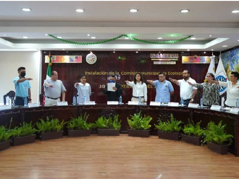 Instalan la Comisión Municipal de Ecología en Isla Mujeres