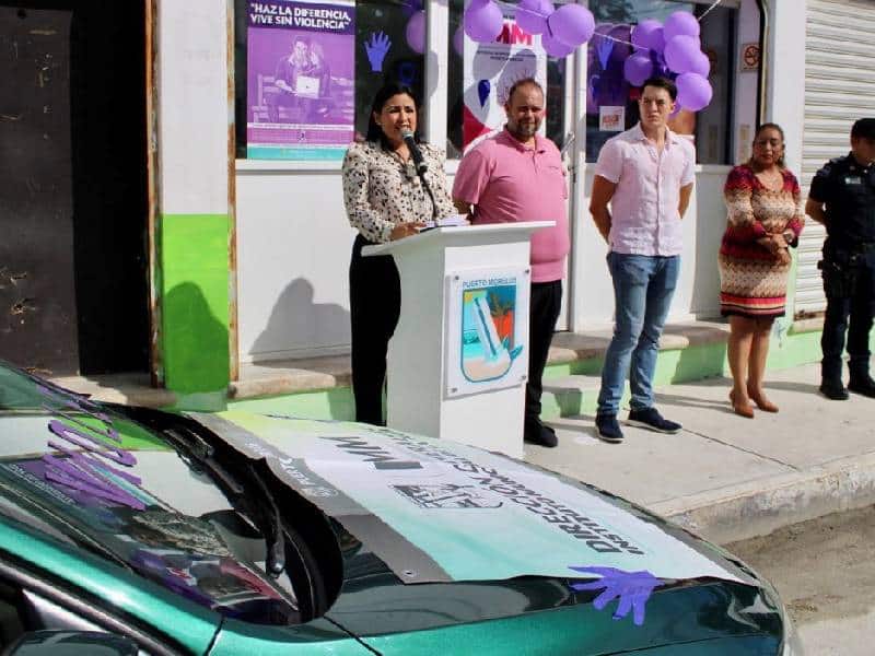 Inauguran oficina para atender violencia de género en Puerto Morelos