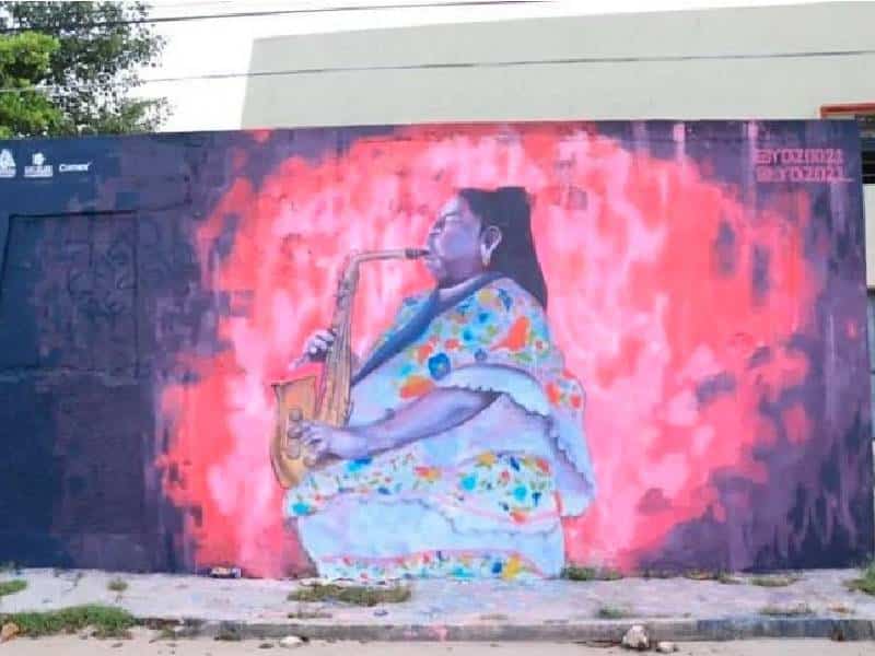 Las Rutas Mágicas de Color devuelven brillo al Centro Histórico de Bacalar.