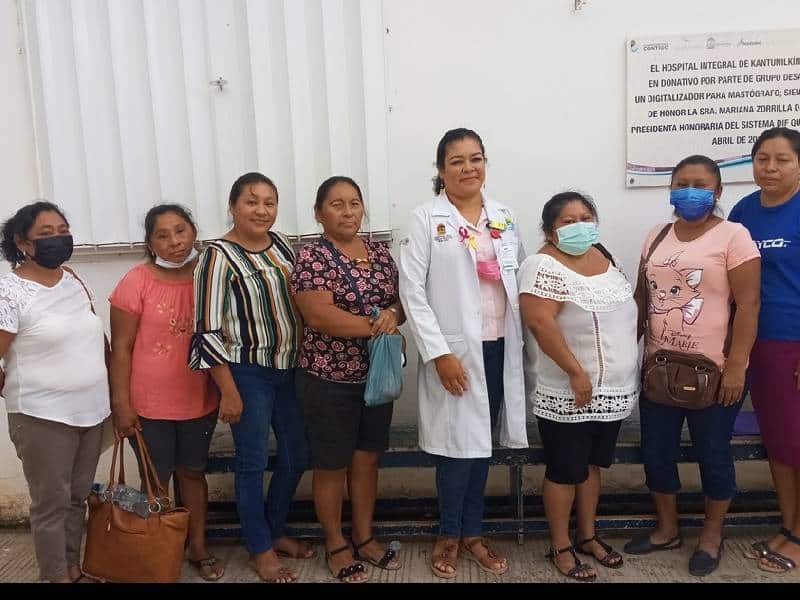 Concientizan a mujeres de Lázaro Cárdenas sobre necesidad de practicarse mastografías