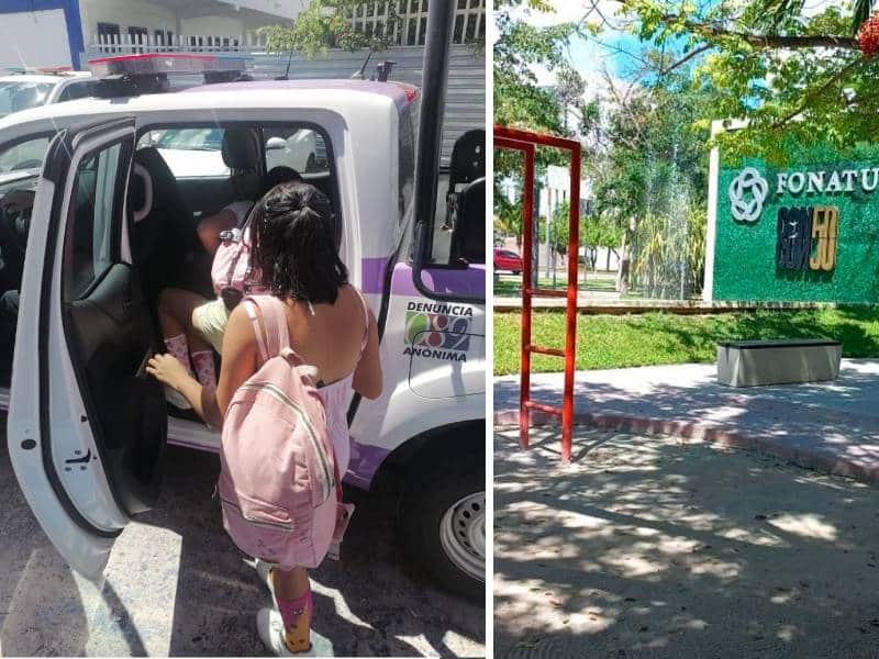 Localizan en la entrada a la zona hotelera de Cancún a dos menores con alerta Amber