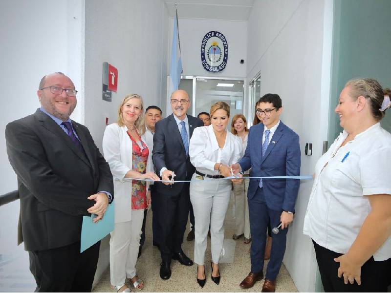 Inauguran consulado de Argentina en Playa del Carmen
