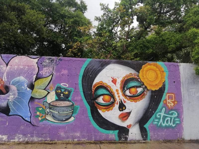 Panteón se llena de vida con murales