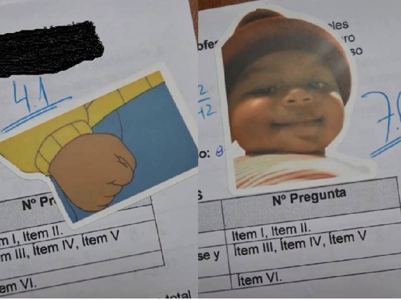 Profesor califica exámenes con memes y se viraliza