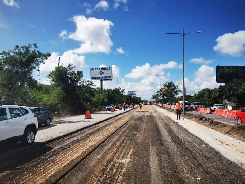 Rehabilitan nuevo tramo de la Colosio