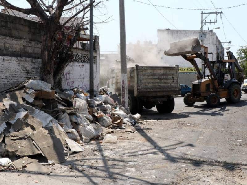 Sin regulación el cascajo de construcciones