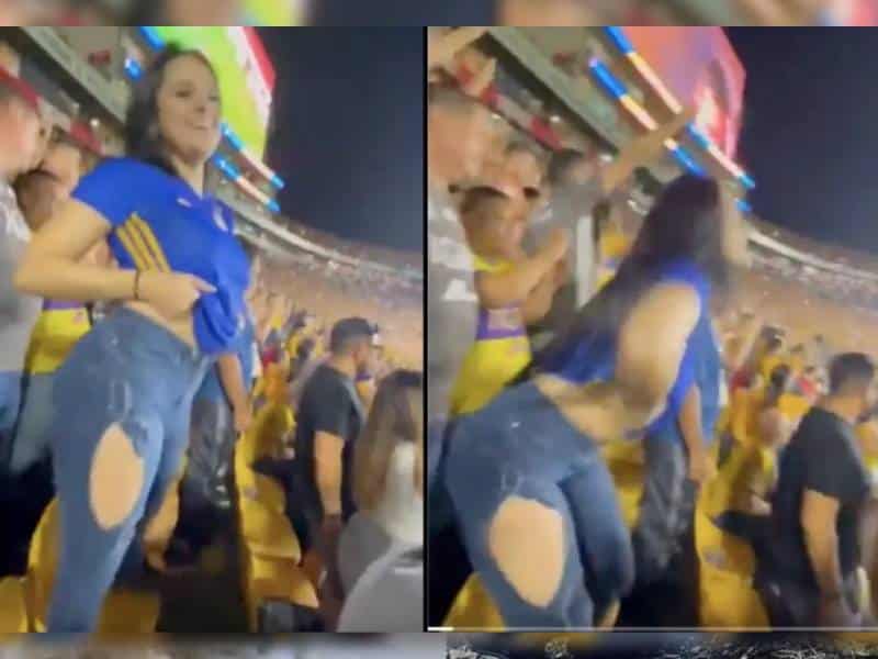 Video. Aficionada celebra con “topples” gol de Gignac y triunfo de Tigres