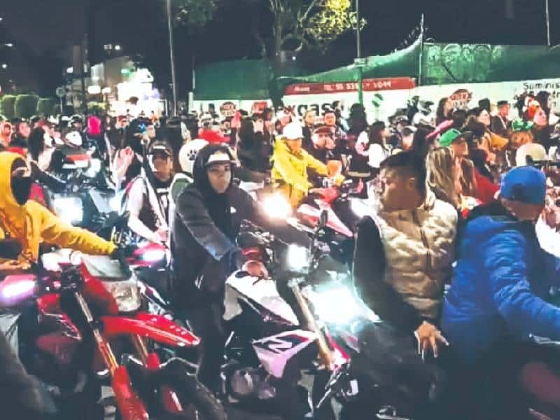 Otra vez rodada desquicia a la CDMX 