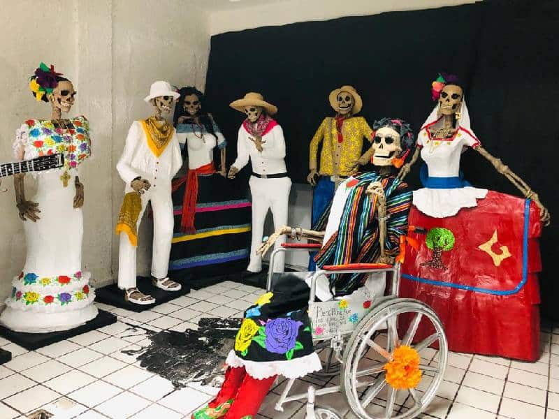 Listas catrinas que serán exhibidas en Cancún