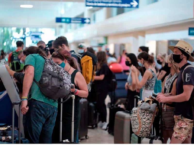 El Aeropuerto de Cancún, con 514 operaciones y una conexión con 73 destinos