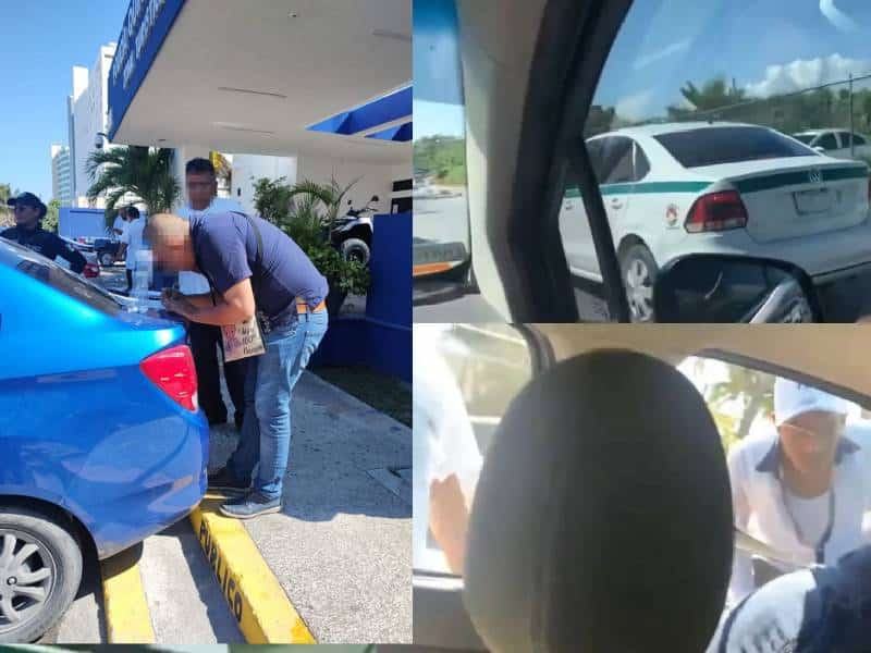 Confrontación entre taxista y conductor de uber termina en detención