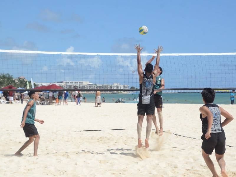 Recibe Solidaridad el Circuito Estatal de Voleibol de Sala y de Playa
