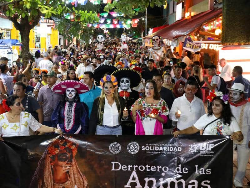 Con gran éxito el Gobierno de Solidaridad y el DIF realizan el “Derrotero de las Ánimas”