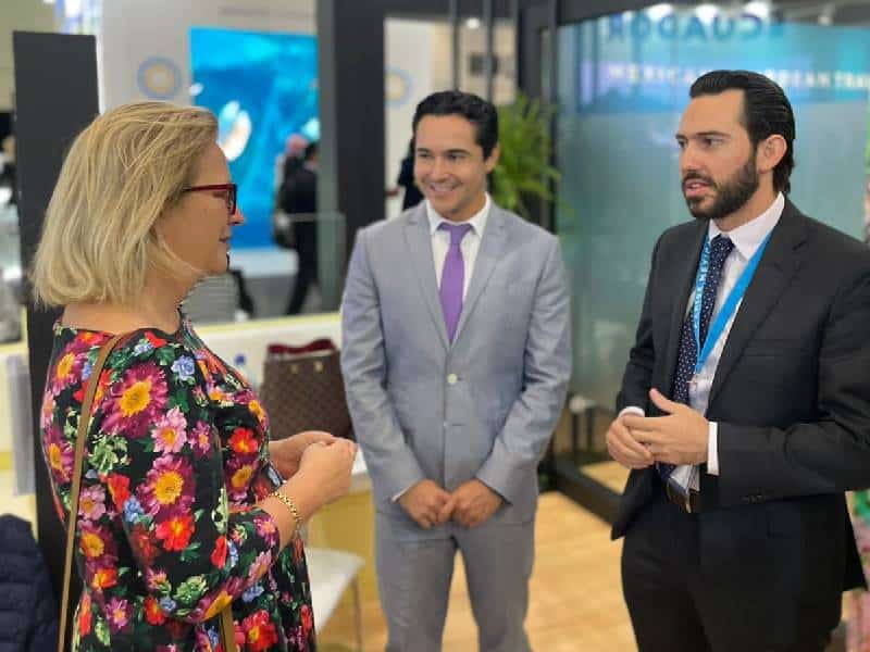 Anuncian nueva frecuencia Quito-Cancún en el segundo día del WTM 2022 en Londres
