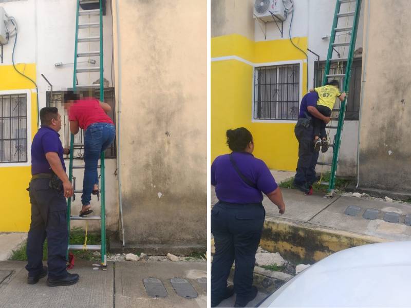 Rescatan a mujer y tres menores que sufrían violencia familiar en Cancún