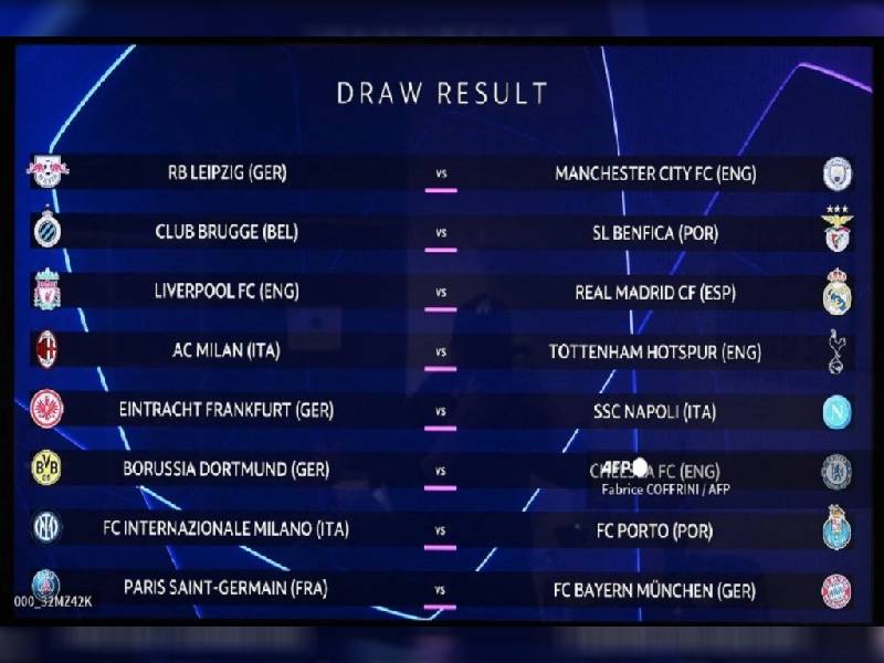 Liverpool-Real Madrid y PSG-Bayern, duelos estelares de octavos de Champions