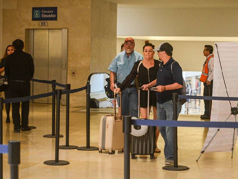 El aeropuerto de Cancún, con 544 operaciones para este día