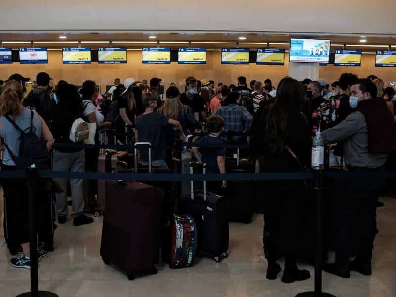 El aeropuerto de Cancún, con 542 operaciones y una conexión con 78 destinos
