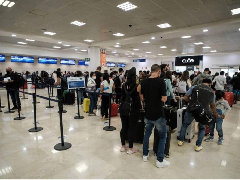 El aeropuerto de Cancún, con 549 operaciones a través de 38 aerolíneas