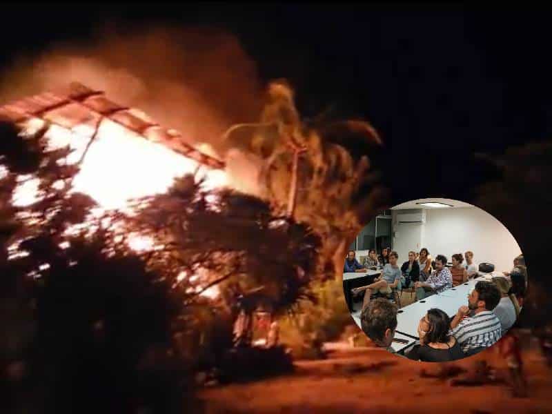 Cerca de 20 turistas extranjeros resultaron afectados por incendio en Holbox