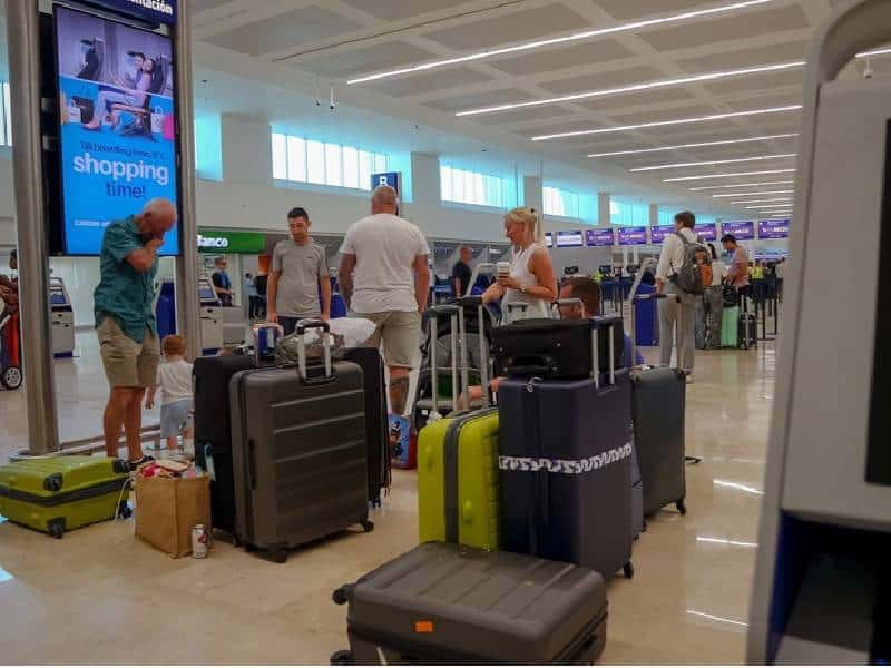 El aeropuerto de Cancún, con 511 operaciones y un arribo de 250 vuelos
