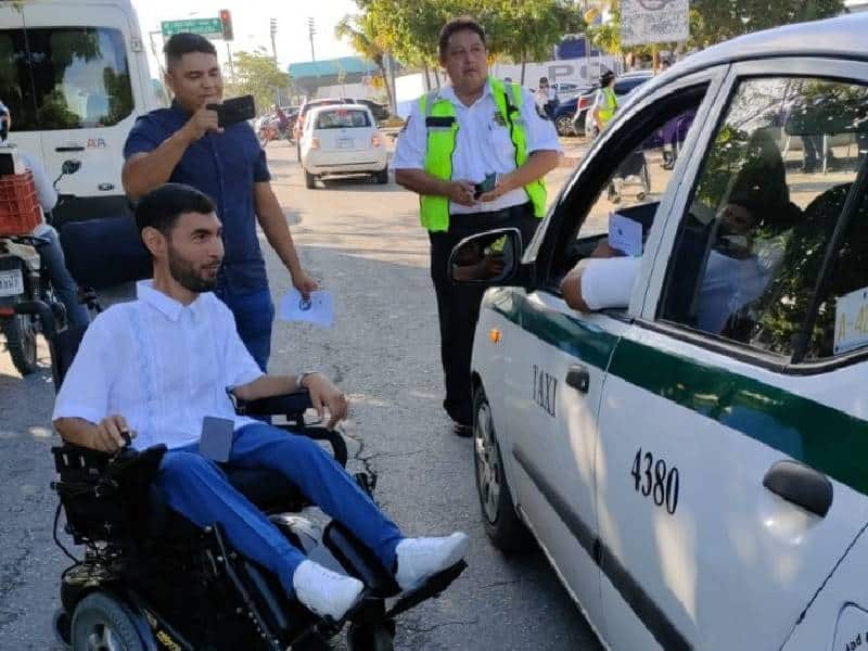 Promueven el respeto de espacios para personas con discapacidad