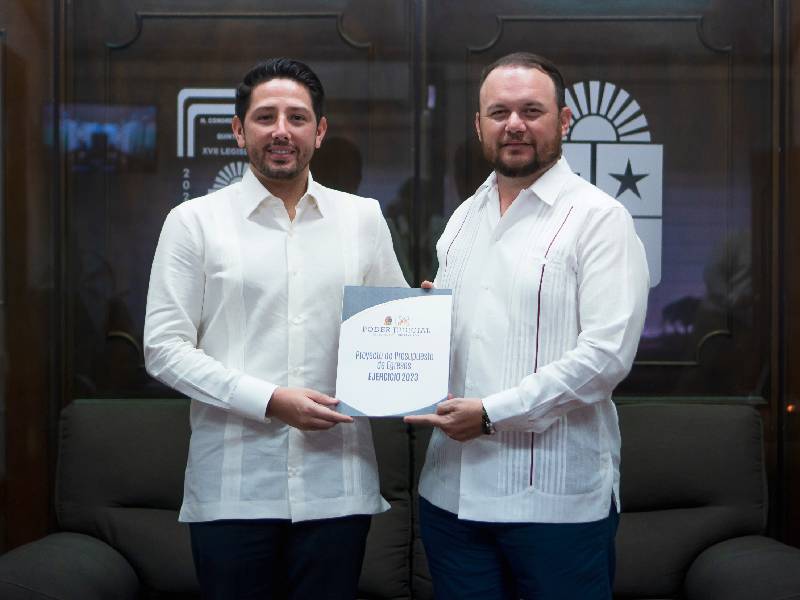 Poder Judicial entrega proyecto de presupuesto para el ejercicio fiscal 2023 al Poder Legislativo